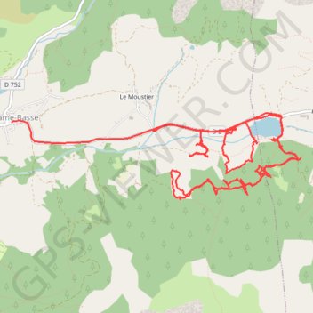 Itinéraire Lac des Sagnes, distance, dénivelé, altitude, carte, profil, trace GPS
