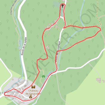 Itinéraire La balade thématique de Laurenque - Gavaudun, distance, dénivelé, altitude, carte, profil, trace GPS