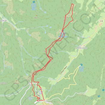 Itinéraire Tête du Violu, distance, dénivelé, altitude, carte, profil, trace GPS