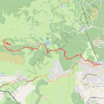 Itinéraire Pic dels Moros, distance, dénivelé, altitude, carte, profil, trace GPS