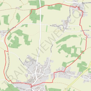 Itinéraire BRIE Circuit de l'étang-11170010, distance, dénivelé, altitude, carte, profil, trace GPS