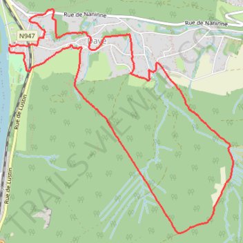Itinéraire Namur Randonnée, distance, dénivelé, altitude, carte, profil, trace GPS