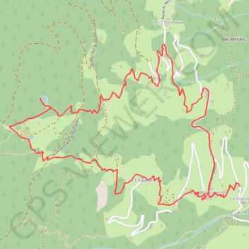 Itinéraire Le lac du Clou - Arêches, distance, dénivelé, altitude, carte, profil, trace GPS