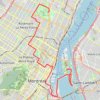 Itinéraire Demi-marathon Montréal, distance, dénivelé, altitude, carte, profil, trace GPS