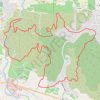 Itinéraire Saint-Maximin et la vallée d'Eure, distance, dénivelé, altitude, carte, profil, trace GPS