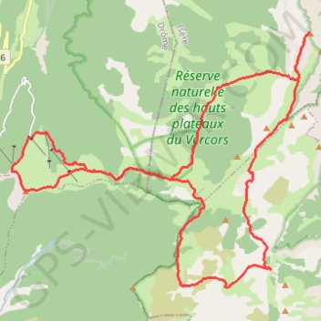 Itinéraire Col du Rousset - Pas de l'Aiguille - Pas des Bachassons - Grand Veymont, distance, dénivelé, altitude, carte, profil, trace GPS