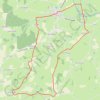 Itinéraire Brionnais - Melay, distance, dénivelé, altitude, carte, profil, trace GPS