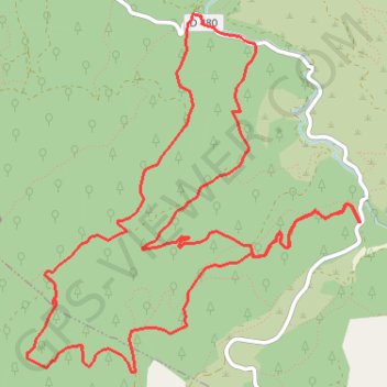 Itinéraire Vallon des Enfers - Pas de Peyruis, distance, dénivelé, altitude, carte, profil, trace GPS