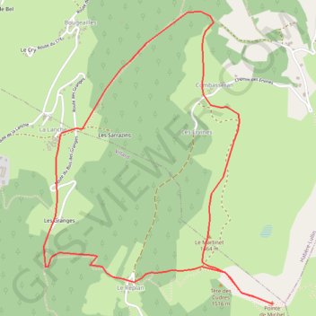Itinéraire Samoëns, Pointe de Miribel au départ de La Lanche, distance, dénivelé, altitude, carte, profil, trace GPS