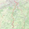 Itinéraire Liège-Rochefort, distance, dénivelé, altitude, carte, profil, trace GPS