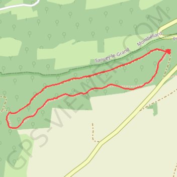 Itinéraire Le sentier de découverte de Laviron, distance, dénivelé, altitude, carte, profil, trace GPS
