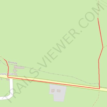 Itinéraire benoistville, distance, dénivelé, altitude, carte, profil, trace GPS