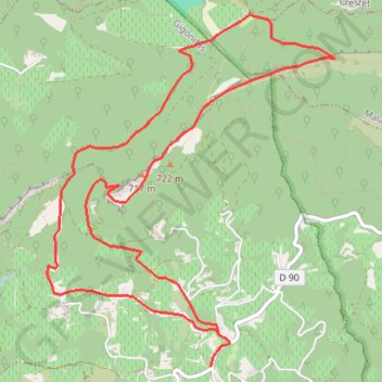 Itinéraire Le Saint Amand, distance, dénivelé, altitude, carte, profil, trace GPS