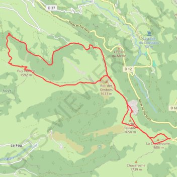 Itinéraire Col de Redondet, distance, dénivelé, altitude, carte, profil, trace GPS