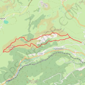 Itinéraire Le Puy de Seycheuse par le Meynial de Laveissière, distance, dénivelé, altitude, carte, profil, trace GPS