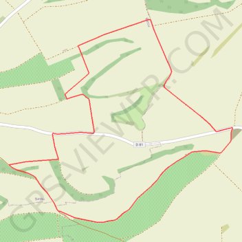 Itinéraire Boucle à travers les vignes - Val de Vière, distance, dénivelé, altitude, carte, profil, trace GPS