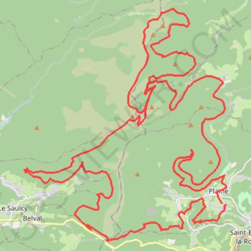 Itinéraire Les Brimbelles, distance, dénivelé, altitude, carte, profil, trace GPS
