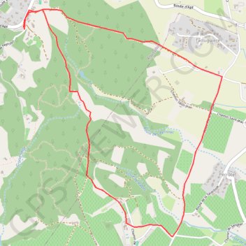 Itinéraire Le Chemin des Meuniers GARGAS 84400, distance, dénivelé, altitude, carte, profil, trace GPS