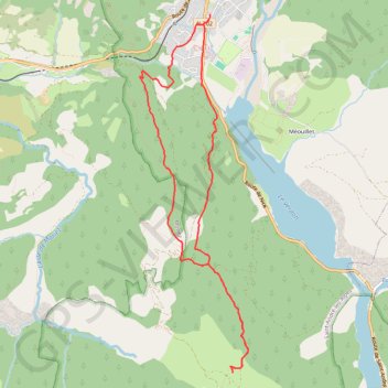 Itinéraire De Saint André les Alpes à Courchon, distance, dénivelé, altitude, carte, profil, trace GPS