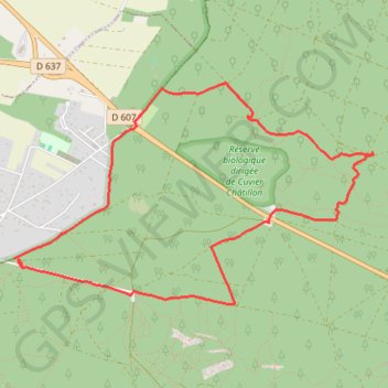 Itinéraire Rando Nordique, Barbizon, distance, dénivelé, altitude, carte, profil, trace GPS