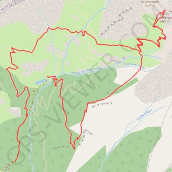Itinéraire Chaillol col de la Venasque Clémens, distance, dénivelé, altitude, carte, profil, trace GPS