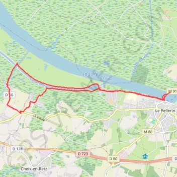 Itinéraire Canal de la Martiniere, distance, dénivelé, altitude, carte, profil, trace GPS