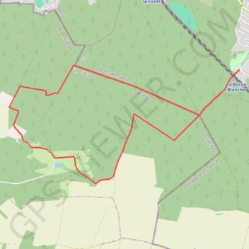 Itinéraire Dans la forêt des moines - Orry-la-Ville, distance, dénivelé, altitude, carte, profil, trace GPS