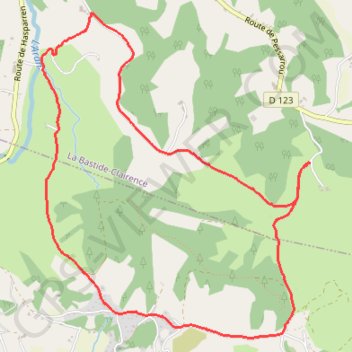 Itinéraire les hauts d'Ayherre, distance, dénivelé, altitude, carte, profil, trace GPS