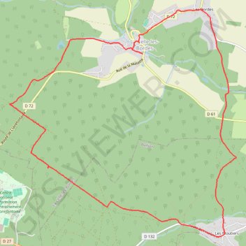 Itinéraire La Celle-Les-Bordes (78 - Yvelines), distance, dénivelé, altitude, carte, profil, trace GPS