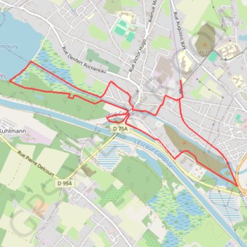 Itinéraire Mine d'Art en sentier - Vieux-Condé, distance, dénivelé, altitude, carte, profil, trace GPS
