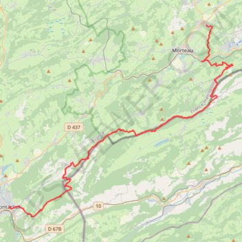Itinéraire Boulot Maison 2, distance, dénivelé, altitude, carte, profil, trace GPS