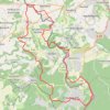 Itinéraire Au nord de Creutzwald, distance, dénivelé, altitude, carte, profil, trace GPS