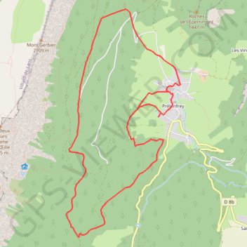 Itinéraire trail du gerbier 2022 11 km, distance, dénivelé, altitude, carte, profil, trace GPS