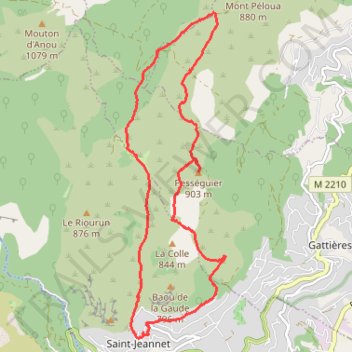 Itinéraire 2026 01 16 - Pesseguier pix, distance, dénivelé, altitude, carte, profil, trace GPS