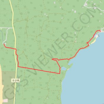 Itinéraire Plage La Salie - Lac de Cazaux, distance, dénivelé, altitude, carte, profil, trace GPS