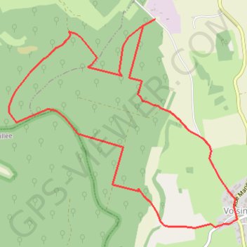Itinéraire Sortie Voisines, distance, dénivelé, altitude, carte, profil, trace GPS