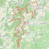 Itinéraire Montségur-sur-Lauzon, distance, dénivelé, altitude, carte, profil, trace GPS