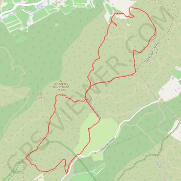 Itinéraire L'Apié - 3ème Borrel - HYERES - 83, distance, dénivelé, altitude, carte, profil, trace GPS