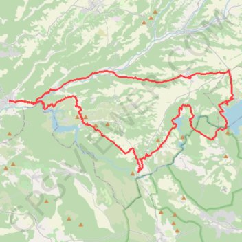 Itinéraire Lacs du Verdon - Alpes de Haute-Provence, distance, dénivelé, altitude, carte, profil, trace GPS