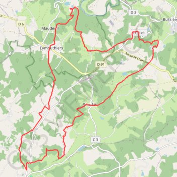 Itinéraire Chambon Station - Circuit n°10 - VTT, distance, dénivelé, altitude, carte, profil, trace GPS