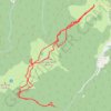 Itinéraire Ski Rando - Le Taulat - Roc de la Courgue, distance, dénivelé, altitude, carte, profil, trace GPS