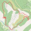 Itinéraire Sentier de l'Escale - Saint-André-de-Valborgne, distance, dénivelé, altitude, carte, profil, trace GPS
