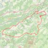 Itinéraire Val de Cusance - Saône, distance, dénivelé, altitude, carte, profil, trace GPS