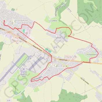 Itinéraire Boos, distance, dénivelé, altitude, carte, profil, trace GPS