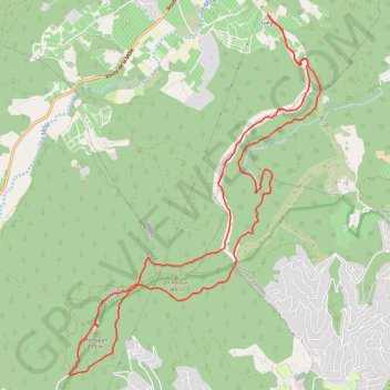 Itinéraire Cogolin - Les Balcons de Cavalaire, distance, dénivelé, altitude, carte, profil, trace GPS