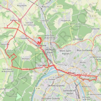 Itinéraire Tracé actuel: 05 FEV 2023 09:55, distance, dénivelé, altitude, carte, profil, trace GPS
