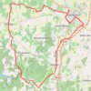 Itinéraire Barbezieux 34 kms, distance, dénivelé, altitude, carte, profil, trace GPS