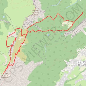 Itinéraire Petites merveilles autour de la Crête des Crocs, distance, dénivelé, altitude, carte, profil, trace GPS