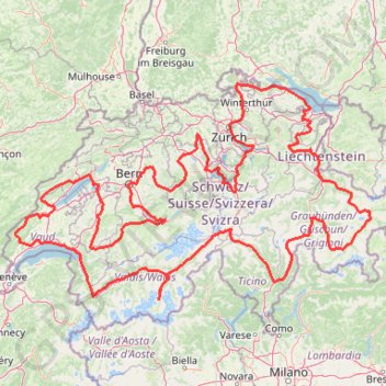 Itinéraire 2017-06-23T17:34:47Z, distance, dénivelé, altitude, carte, profil, trace GPS