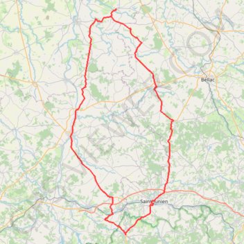 Itinéraire Unknown-2, distance, dénivelé, altitude, carte, profil, trace GPS